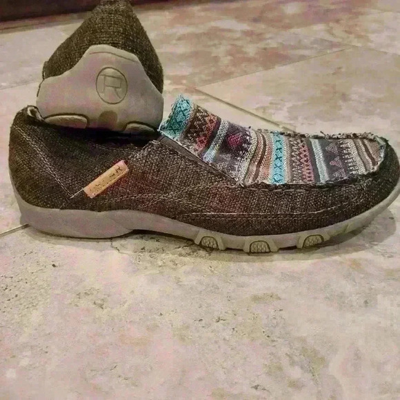 New no box Women's Roper slipon moccasin loafers w/ SW color pattern, $30, sz 8 - Picture 5 of 6